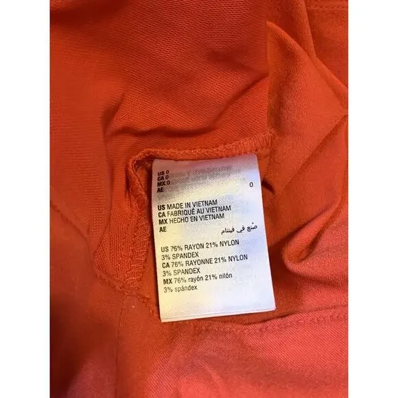 I.n.c. Concepts Women's Tummy-Control Mid-Rise Skinny Pants‎ Sz-0 Red - Picture 6 of 7